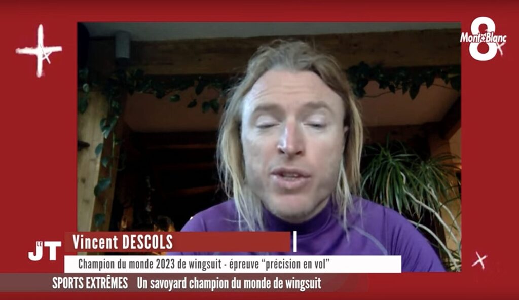 TV8 Mont Blanc Vincent Descols reportage champion du monde