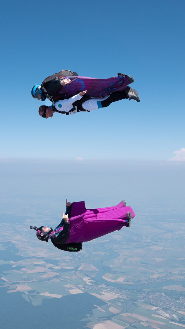 Saut en wingsuit tandem à Chalon Sur Saone