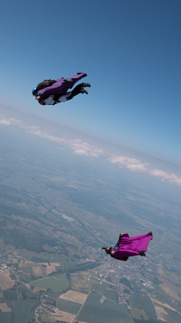 Saut en wingsuit tandem à Chalon Sur Saone