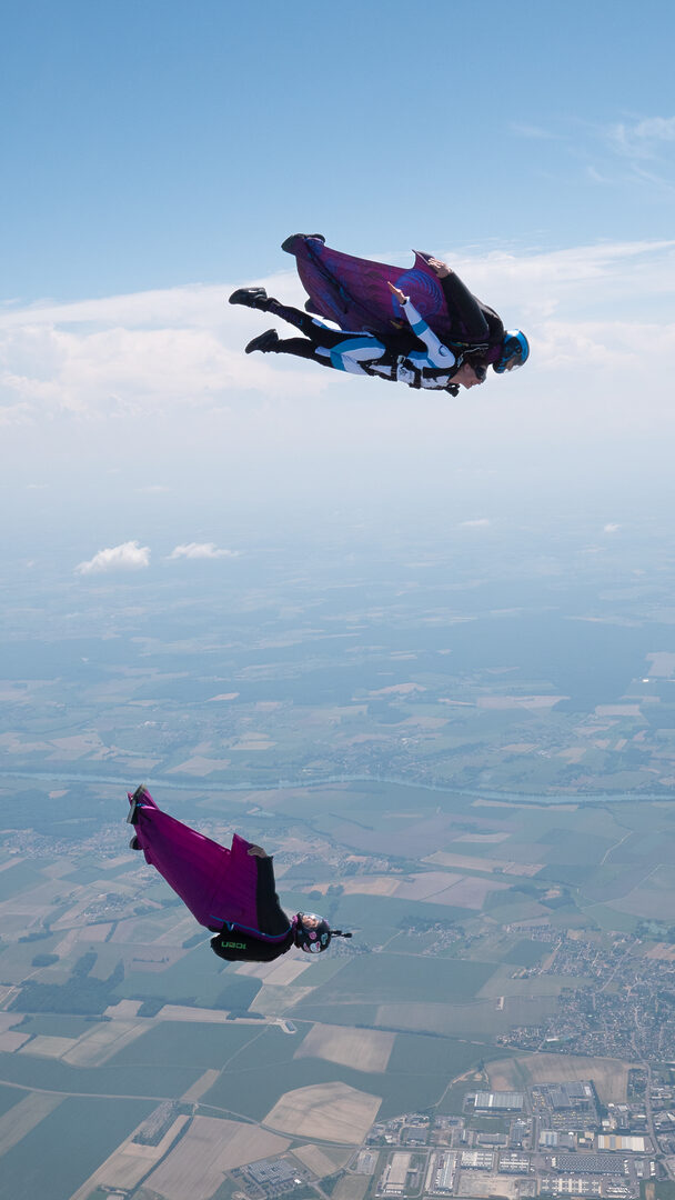 Saut en wingsuit tandem à Chalon Sur Saone