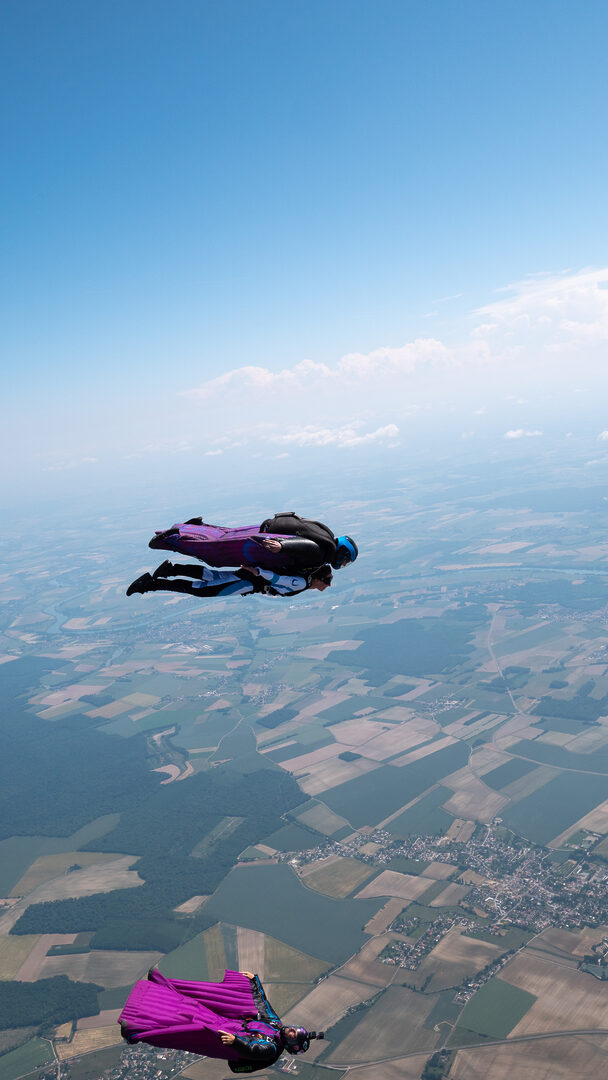 Saut en wingsuit tandem à Chalon Sur Saone