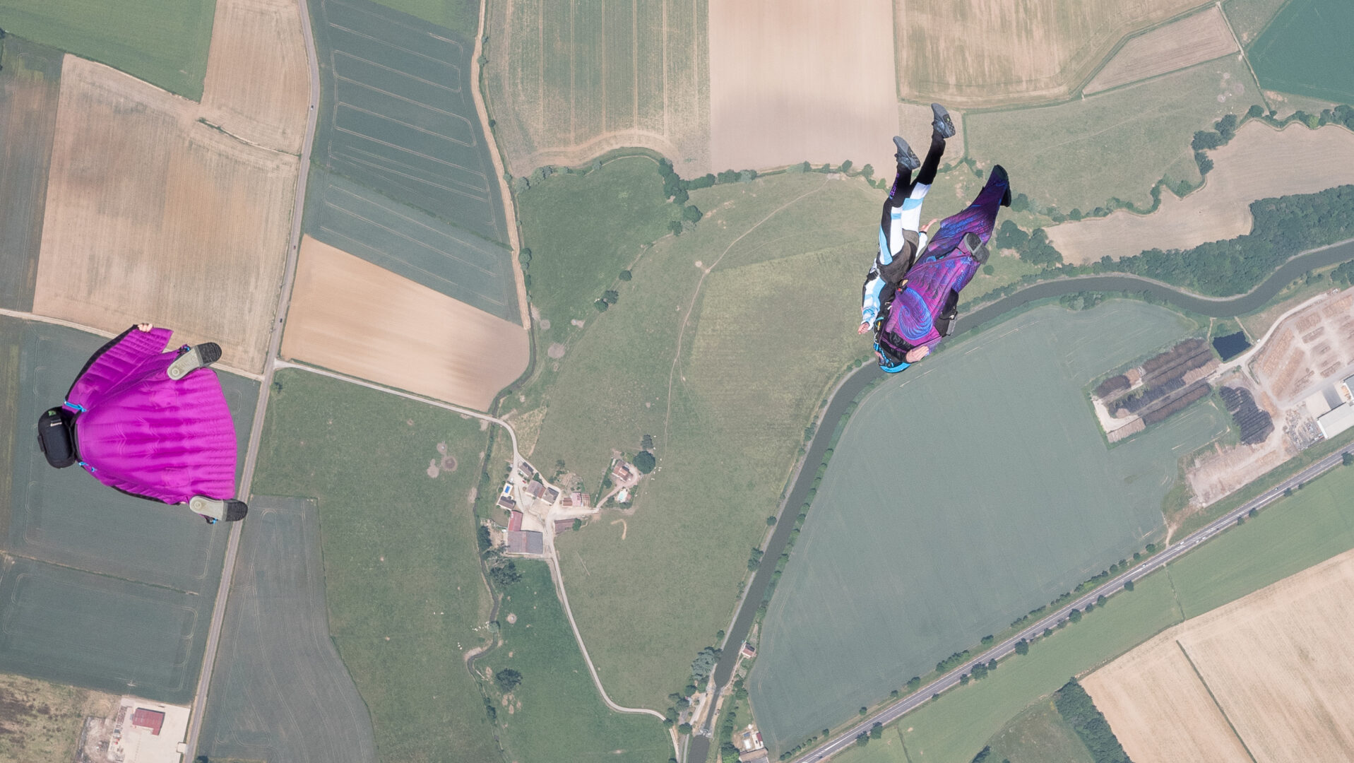 Saut en wingsuit tandem à Chalon Sur Saone