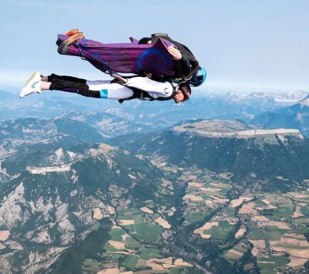 SkyVibration - Vol en wingsuit tandem