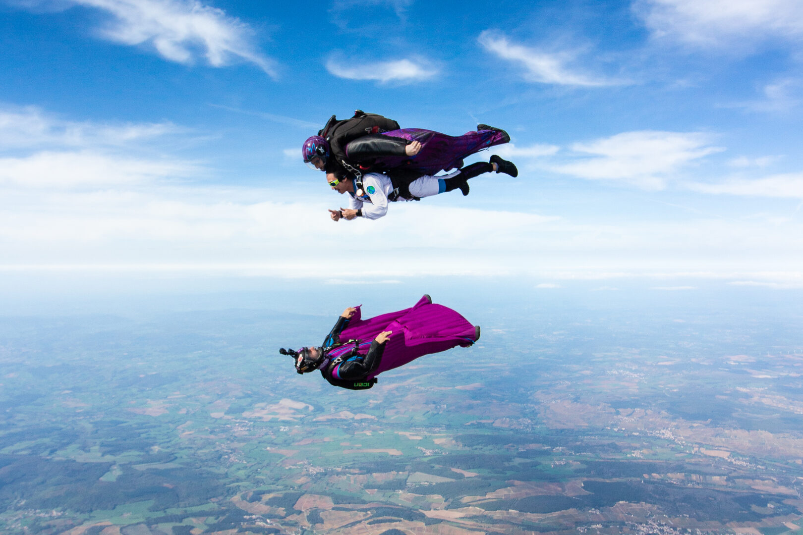 Saut en wingsuit tandem à Chalon Sur Saone