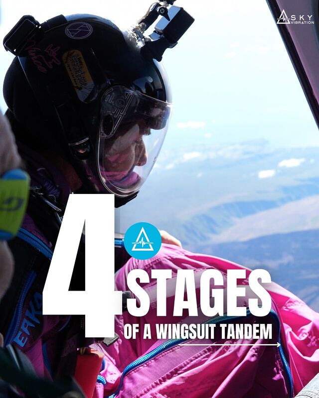 4 Stages of a Wingsuit Tandem Adventure: 🪂🌟Excitement is building, hearts are beating in unison and wings are ready to open. Today we take to the skies together in a wingsuit, ready for an unforgettable adventure above the clouds! 🌤️✨Here are the 4 Stages of a Wingsuit Tandem : 1️⃣ Preparation: equipment check and safety briefing. 🚀 2️⃣ The Jump: Adrenaline rises as we launch into the void. 🦅 3️⃣ The Flight: Perfect symbiosis, breathtaking scenery and absolute freedom. 🌍4️⃣ The Parachute canopy: Smooth, safe descent, perfect landing. 🪂Are you ready? We are! Together, we’re taking the plunge and taking you with us on this celestial adventure. Join us and have the experience of a lifetime.📸On the pictures our team of shock with : @cedricnoel_ws @vincent_descols_le_blond @ambroise_serrano @marinedescols !#Wingsuit #TandemFlight #ReadyForTakeoff #Adventure #Takeoff #FreeFlight #AdrenalineRush #readyfortakeoff