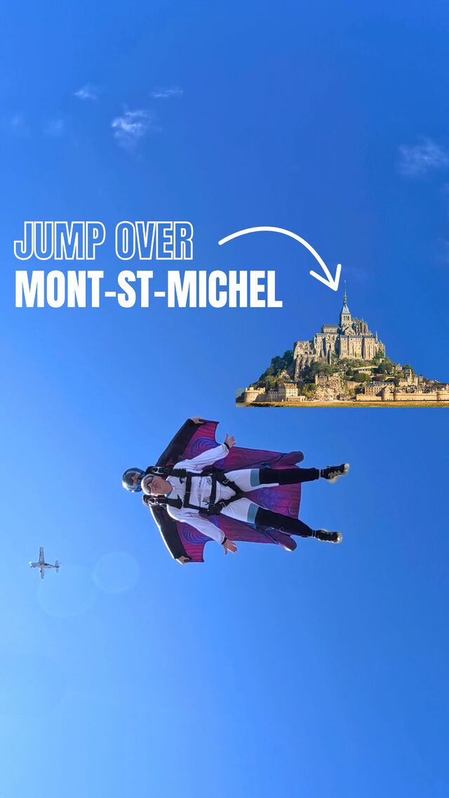 📍Wingsuit tandem above Mont-Saint-Michel • Wingsuit rhymes with : Emotion, passion and vibration ! Bringing you these kinds of moments makes our bodies and hearts vibrate with unison! ❤️‍🔥Skyvibration is a big family that we hope you’ll join! Come and jump, fly and vibrate with us in skies all over the world !🌍Our jump locations are available on our website ( link in bio )#wingsuit #tandem #tandemwingsuit #skyvibration #experience #incredible #instamoment #skydiving_universe